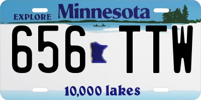 MN license plate 656TTW