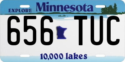 MN license plate 656TUC