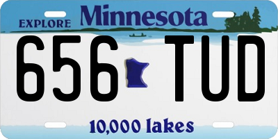 MN license plate 656TUD