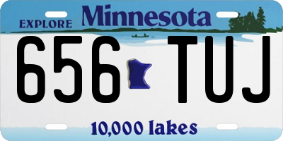 MN license plate 656TUJ