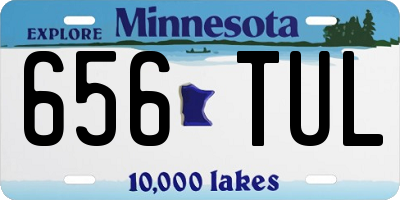 MN license plate 656TUL