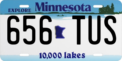 MN license plate 656TUS