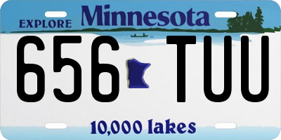 MN license plate 656TUU
