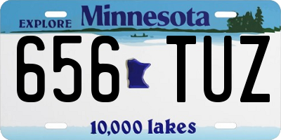 MN license plate 656TUZ