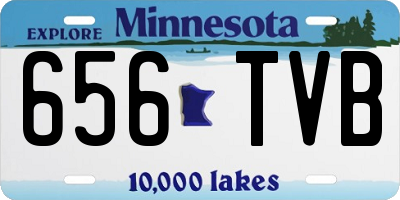 MN license plate 656TVB