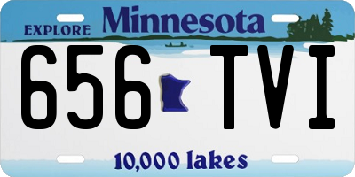 MN license plate 656TVI
