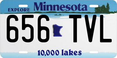 MN license plate 656TVL