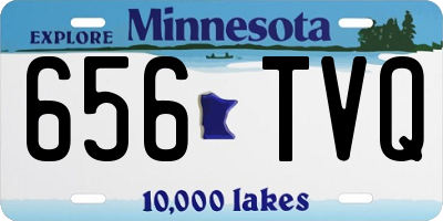 MN license plate 656TVQ