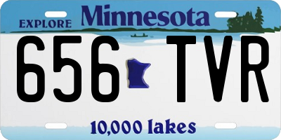 MN license plate 656TVR