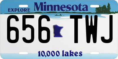 MN license plate 656TWJ