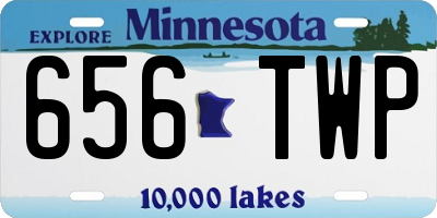 MN license plate 656TWP