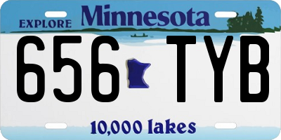 MN license plate 656TYB