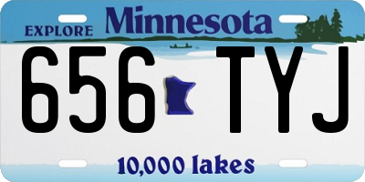MN license plate 656TYJ