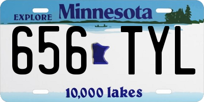 MN license plate 656TYL