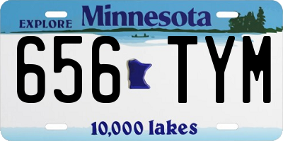 MN license plate 656TYM