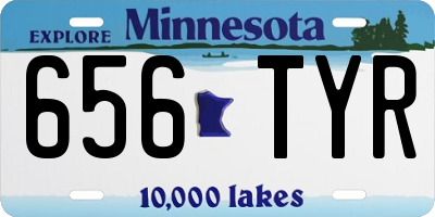 MN license plate 656TYR