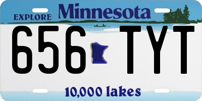 MN license plate 656TYT