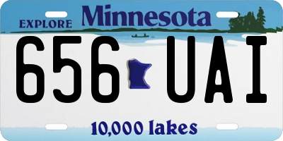 MN license plate 656UAI