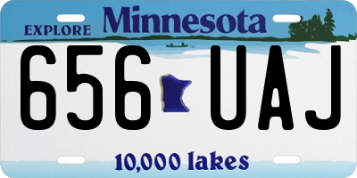 MN license plate 656UAJ