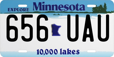 MN license plate 656UAU