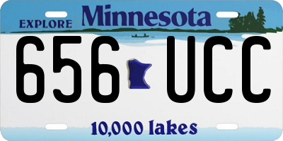 MN license plate 656UCC
