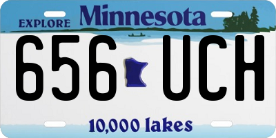 MN license plate 656UCH