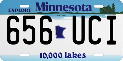 MN license plate 656UCI