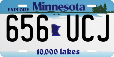 MN license plate 656UCJ