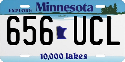 MN license plate 656UCL