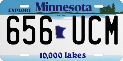 MN license plate 656UCM