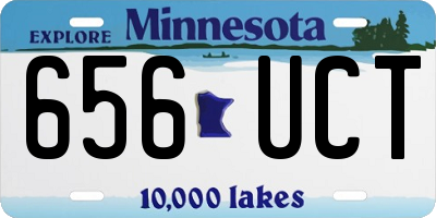 MN license plate 656UCT