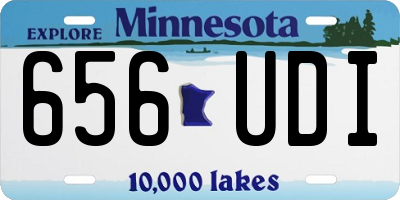 MN license plate 656UDI