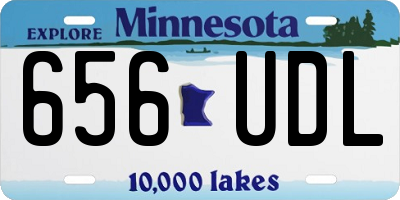 MN license plate 656UDL