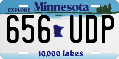 MN license plate 656UDP