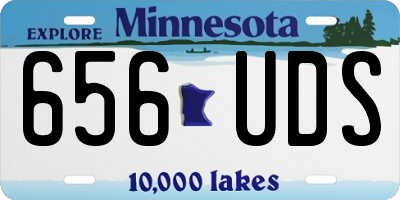 MN license plate 656UDS