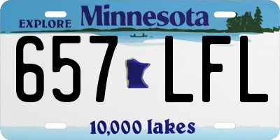 MN license plate 657LFL