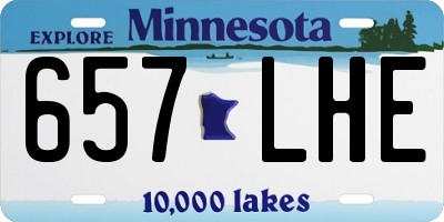 MN license plate 657LHE