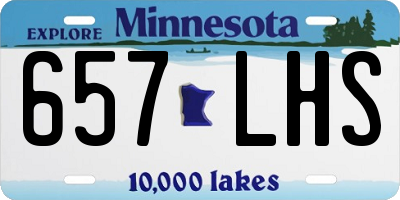 MN license plate 657LHS