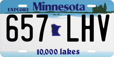 MN license plate 657LHV
