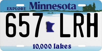MN license plate 657LRH