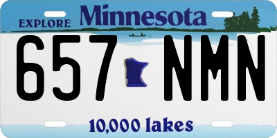 MN license plate 657NMN