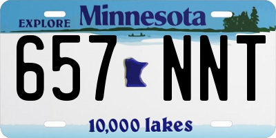 MN license plate 657NNT