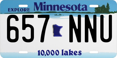 MN license plate 657NNU