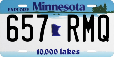 MN license plate 657RMQ
