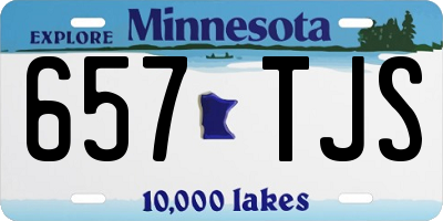 MN license plate 657TJS