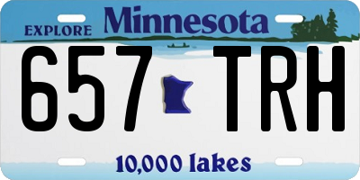 MN license plate 657TRH