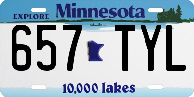 MN license plate 657TYL
