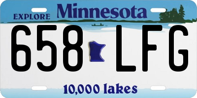 MN license plate 658LFG