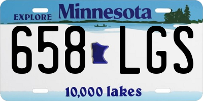 MN license plate 658LGS