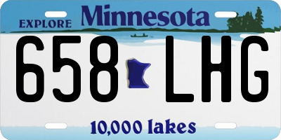 MN license plate 658LHG